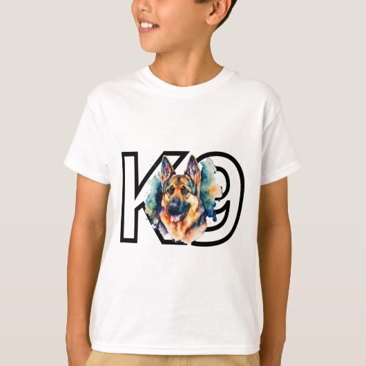 K9 Dog - De beste vriend T-shirt (Voorkant)