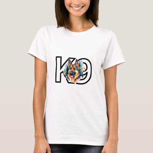 K9 Dog - De beste vriend T-shirt (Voorkant)