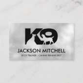 K9 Dog Trainer - Canine Behaviorist Visitekaartje (Voorkant)