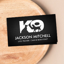 K9 Dog Trainer - Canine Behaviorist Visitekaartje