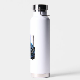 K9 Duitse politie van Shepherd doet dug in blauwe  Waterfles