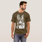 K9 Duitse politieman Shepherd Dog T-shirt (Voorkant volledig)