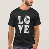 K9 Eenheid Belgische Malinois Love Pd Police Train T-shirt (Voorkant)