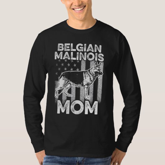 K9 Eenheid Belgische Malinois Pd Politieopleiding T-shirt (Voorkant)