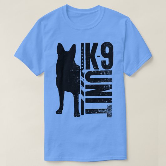 K9 Eenheid Duitse herder (1) T-shirt (Design voorkant)