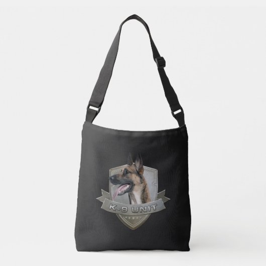 K9 Eenheid - Malinois - Belgisch herder Crossbody Tas (Voorkant)