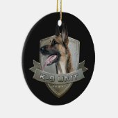K9 Eenheid - Malinois - Belgisch herder Keramisch Ornament (Rechts)