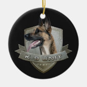 K9 Eenheid - Malinois - Belgisch herder Keramisch Ornament (Voorkant)