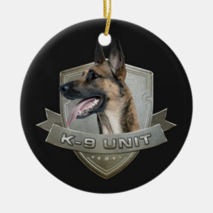 K9 Eenheid - Malinois - Belgisch herder Keramisch Ornament
