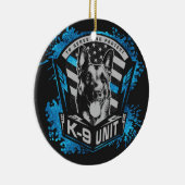 K9 Eenheid - Malinois - Belgisch herder Keramisch Ornament (Rechts)