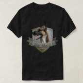 K9 Eenheid Malinois Belgische herder Mechelaar T-shirt (Design voorkant)