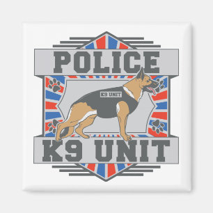 K9 Eenheid Politie Duitse herder Magneet