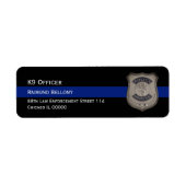K9 Functionaris Retouradreslabel Etiket (Voorkant)