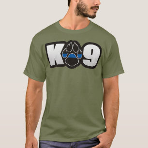 K9 Functionaris van de officier van politie "Thin  T-shirt