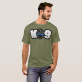 K9 Functionaris van de officier van politie "Thin  T-shirt (Voorkant volledig)
