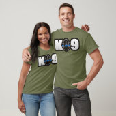 K9 Functionaris van de officier van politie "Thin  T-shirt (Unisex)