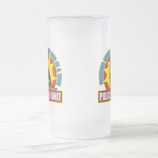 K9 German Shepherd Bite Matglas Bierpul (Center)