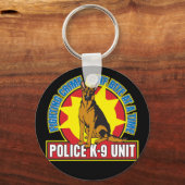 K9 German Shepherd Bite Sleutelhanger (Voorkant)