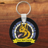 K9 German Shepherd Sleutelhanger (Voorkant)