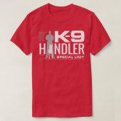 K9 Handler K9 Eenheid Malinois 2 (2) T-shirt (Design voorkant)
