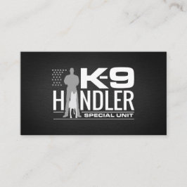 K9 Handler - K9 officier - K9 eenheid Visitekaartje