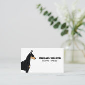 K9 Hond | Dierendiensten en trainers Visitekaartje (Staand voorkant)