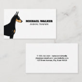 K9 Hond | Dierendiensten en trainers Visitekaartje (Voorkant / Achterkant)