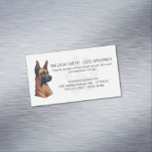 K9 Hond | Poot Magnetisch Visitekaartje (Voorbeeld)