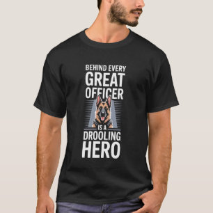 K9 Hond Zoeken Reddingshonden K9 Trainer Politieho T-shirt