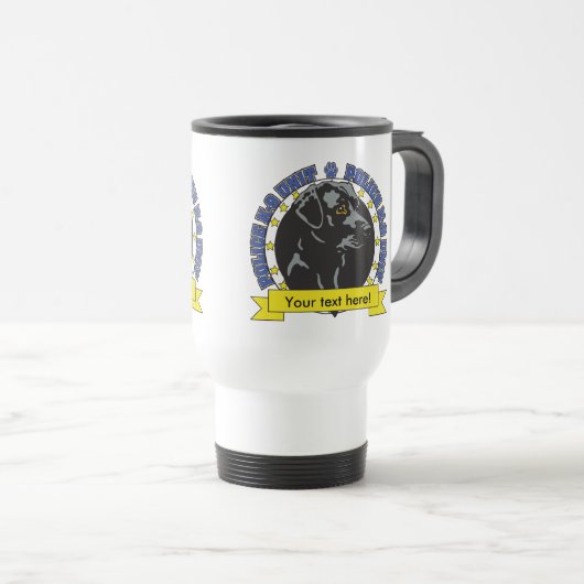 K9 Labrador Retriever Reisbeker (Voorkant rechts)