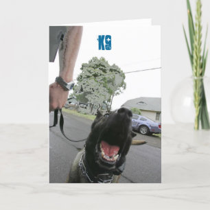 K9 Leeg Wenskaart Kaart