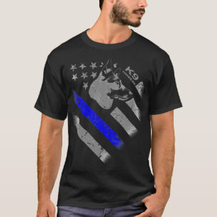 k9 managerpolitiehond t-shirt