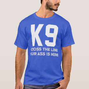 K9 Militaire politie-werkhond K9 Handler T-shirt