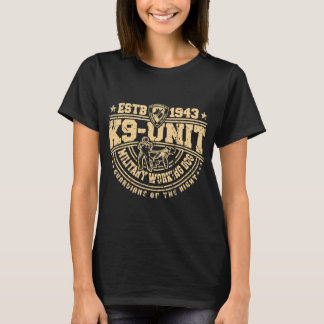 K9 Militaire werkeenheid Dog Canine T-shirt