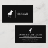 K9 | Minimaal (zwart) Visitekaartje (Voorkant / Achterkant)