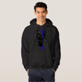 K9 No bark all bite Hoodie (Voorkant volledig)