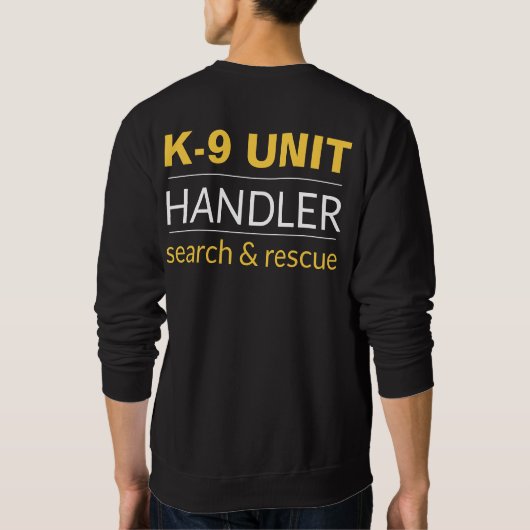 K9 Officer T-shirt (Achterkant)