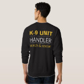 K9 Officer T-shirt (Achterkant volledig)