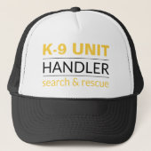K9 Officier Trucker Hoed Trucker Pet (Voorkant)