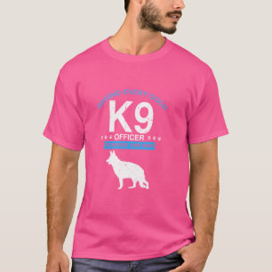 K9 Police Officer Design voor K9 Thin Blue Line T-shirt