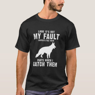 K9 Police Officer Design voor K9 Thin Blue Line T-shirt