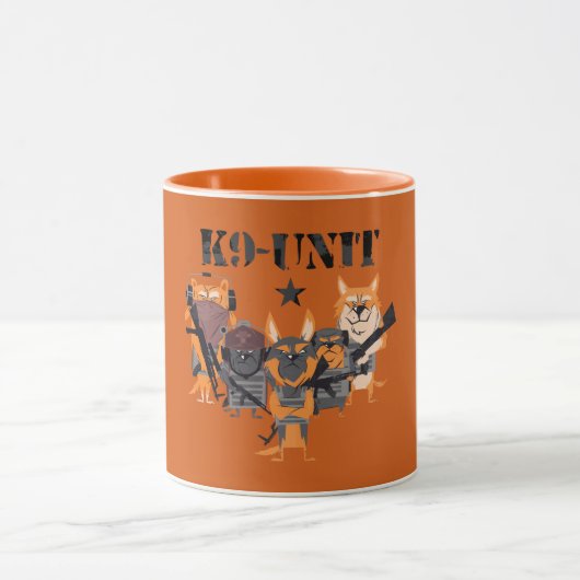 K9 politie-eenheid mok (Midden)
