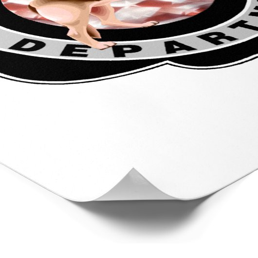 K9 Politie Poster (Hoek)