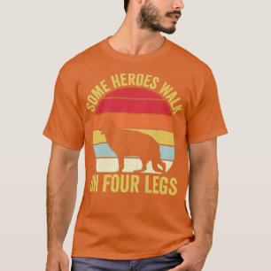 K9 Politieagent Politie Dog helden Vier L T-shirt
