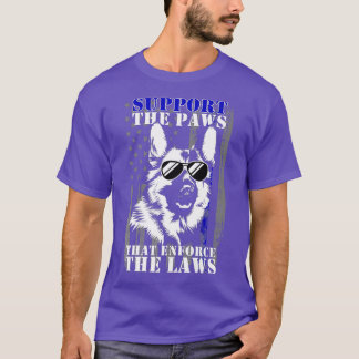 K9 Politiedienst Duitse schapenhouderschapsuitkeri T-shirt