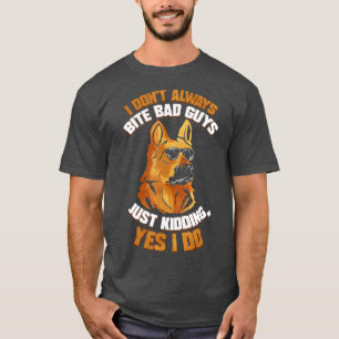 K9 politiefunctionaris ik kan geen Duits overvalle T-shirt