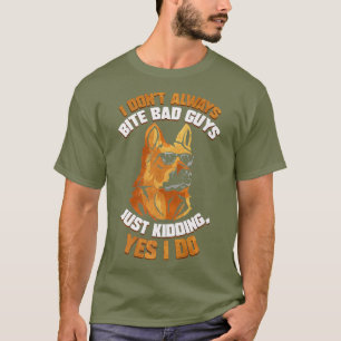 K9 politiefunctionaris ik niet de Duitse premie sc T-shirt