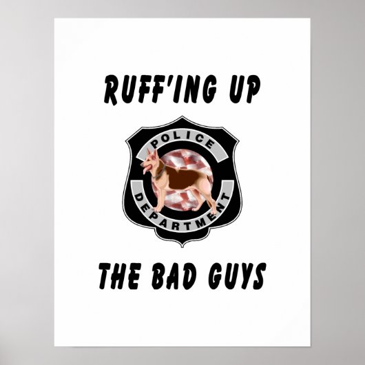 K9 Politiehond Poster (Voorkant)