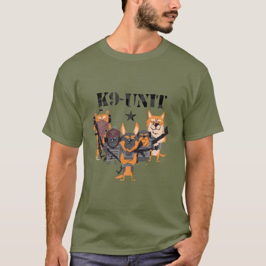 K9 Politiehond T-Shirt (Voorkant)