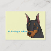 K9 Profiel Visitekaartje (Achterkant)